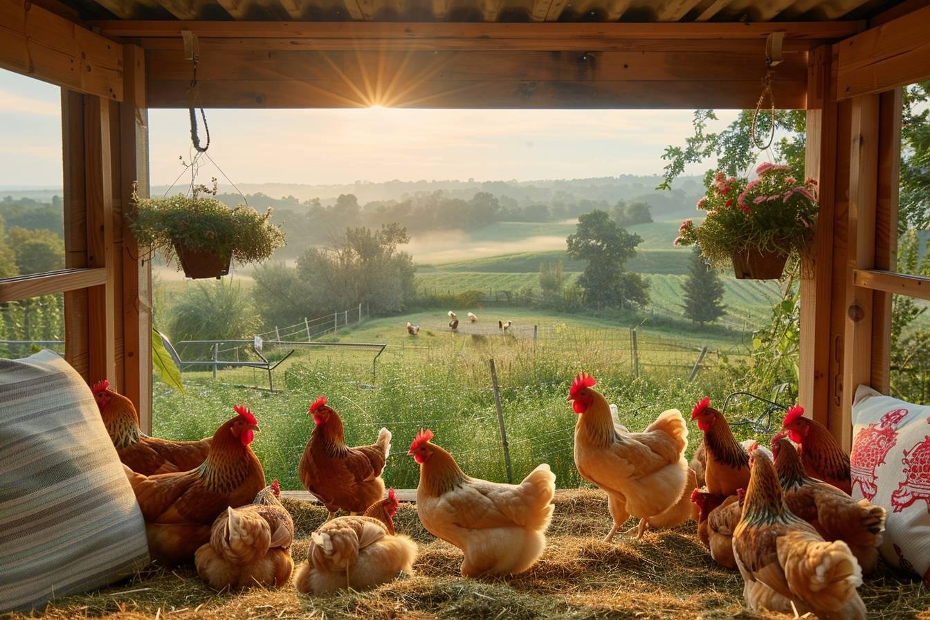 Nombre de poules par m2 en élevage bio : densité optimale pour un poulailler respectueux