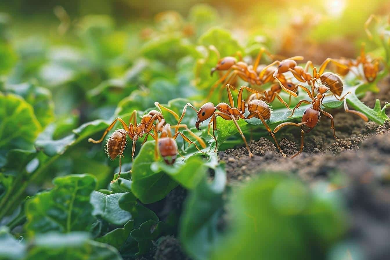 Fourmis dans le jardin bon ou mauvais : impact sur votre potager