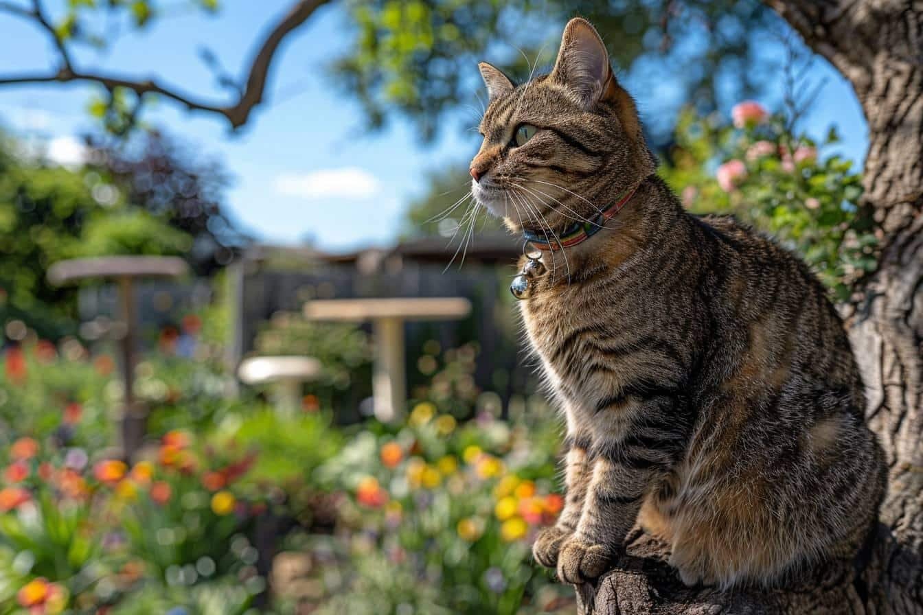 Comment faire pour que mon chat reste dans le jardin : astuces