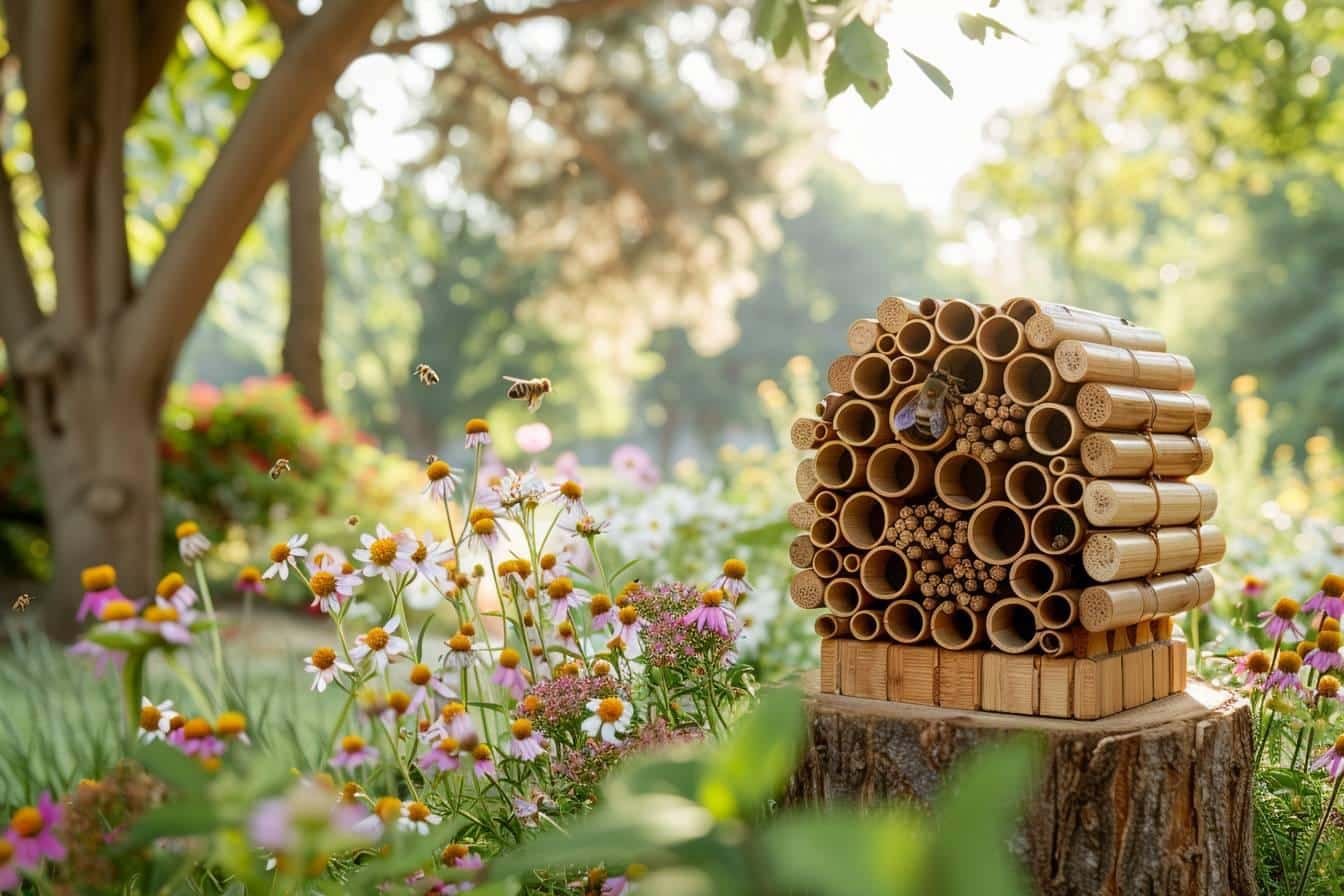 Comment attirer abeilles jardin : astuces pour un espace mellifère