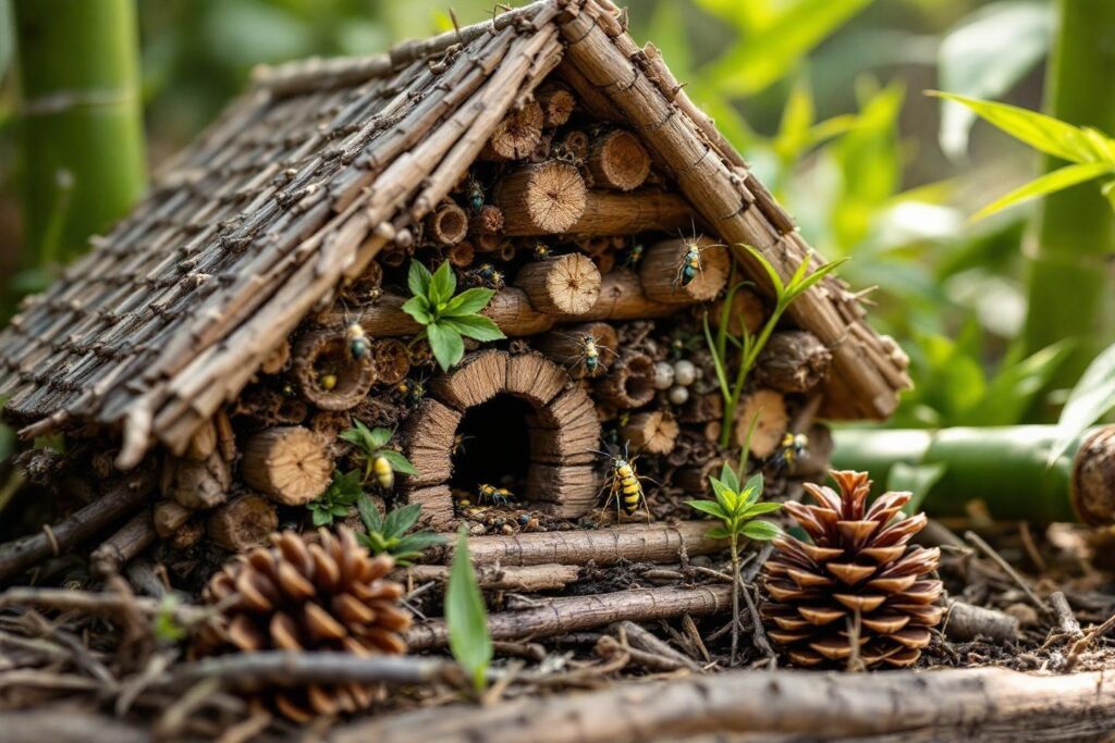 Hôtel à insectes fabriquer et attirer : guide et astuces